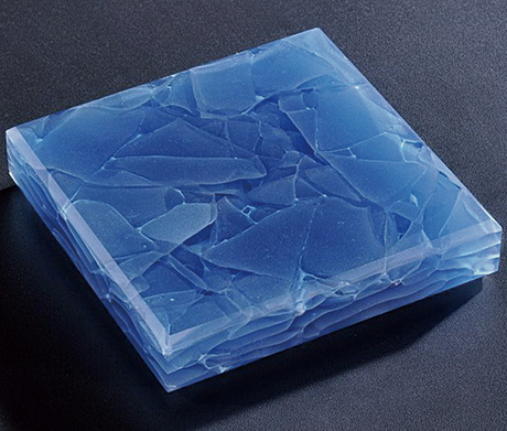 B619 Popular Blue Jade Glass Stone for Flooring and Staircase