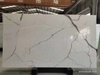 Artificial Calacatta Marble Vein Nano Glass Stone For Interior 